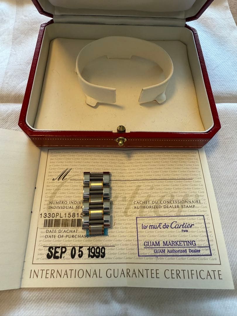 Cartier カルティエ マスト21 W10074R6 シルバー/ゴールド