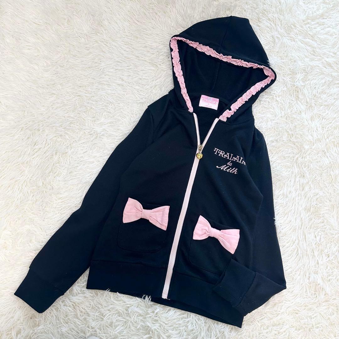 00s y2k 平成姫ギャル TRALALA パーカー フリル リボン 女の子