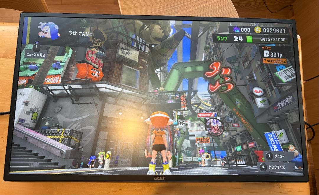 Acer エイサー 31.5型 液晶モニターEB321HQU 動作品スタンドなし