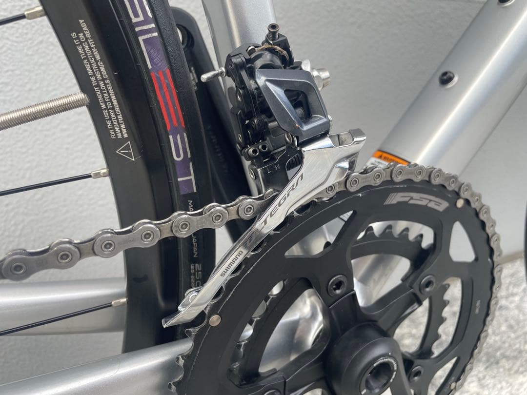 CANNONDALE CAAD13 54 シルバー　SHIMANOアダプター付き