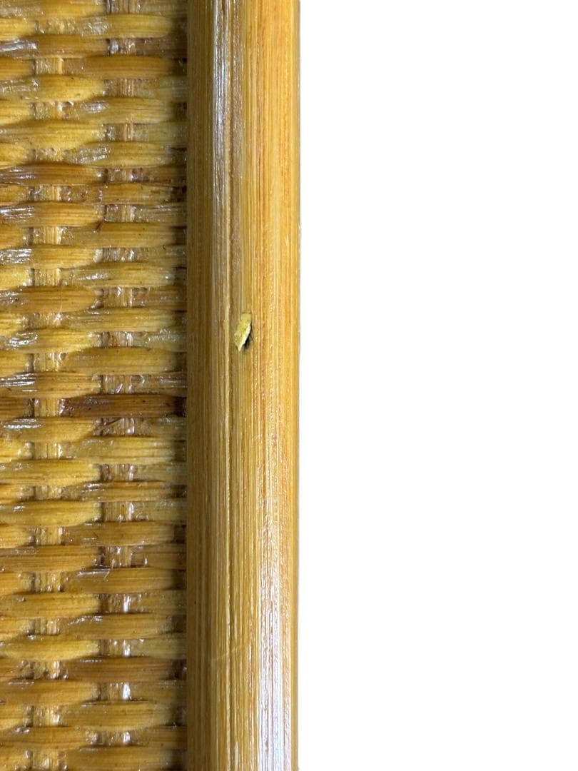 【送料無料】希少ヴィンテージ風　ラタン製5段 チェスト