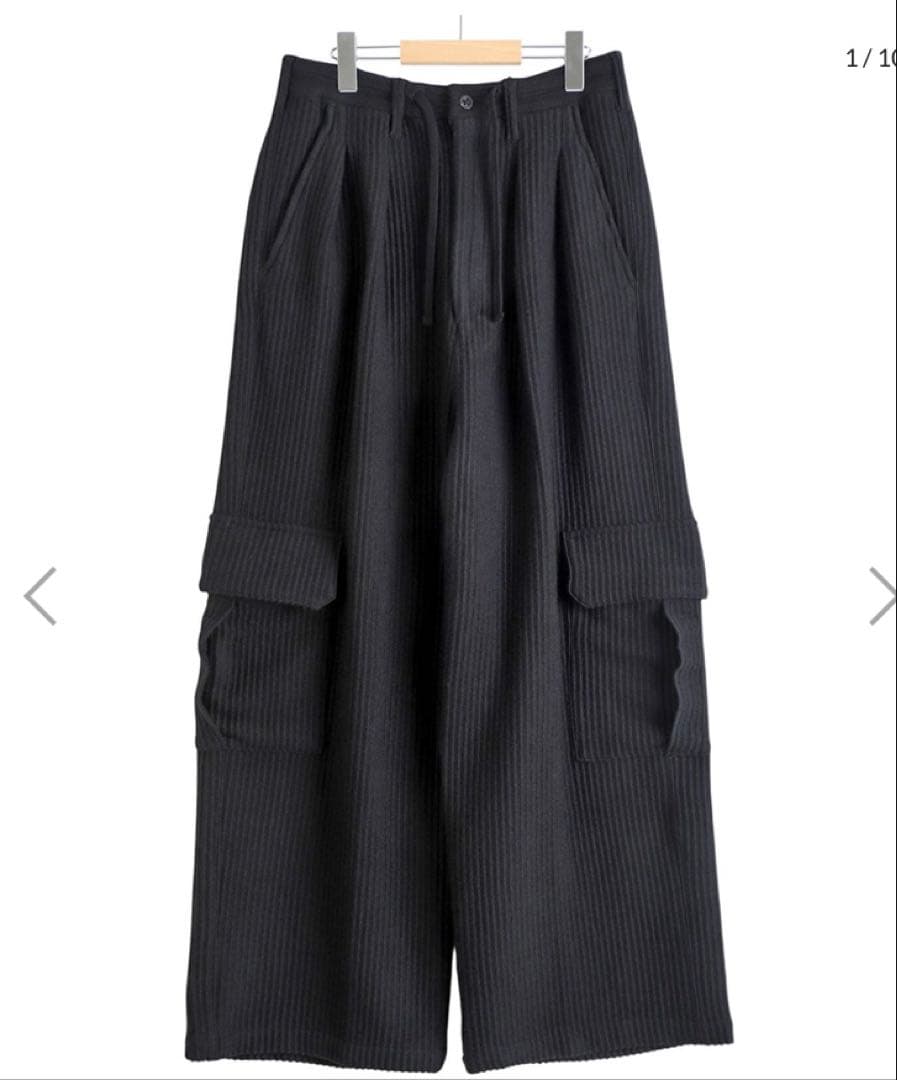 パンツ ANCELLM WOOL CORDUROY CARGO SLACKS