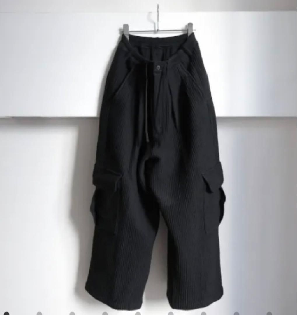 パンツ ANCELLM WOOL CORDUROY CARGO SLACKS
