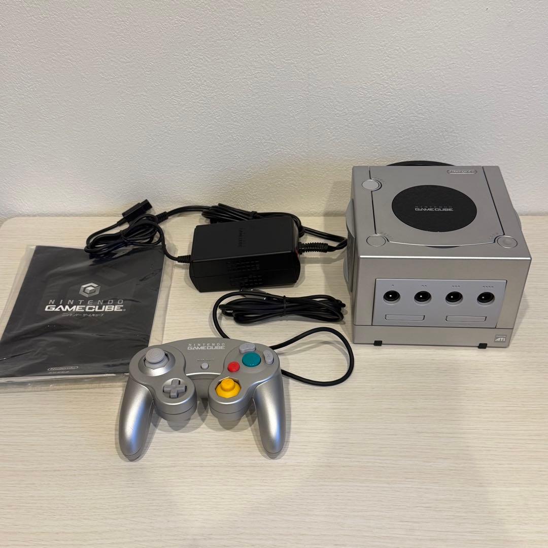 【美品】ゲームキューブ 本体 シルバー 箱付き