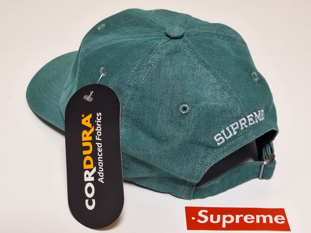 新品　Supreme　Cordura　S Logo　6-Panel　\"Green