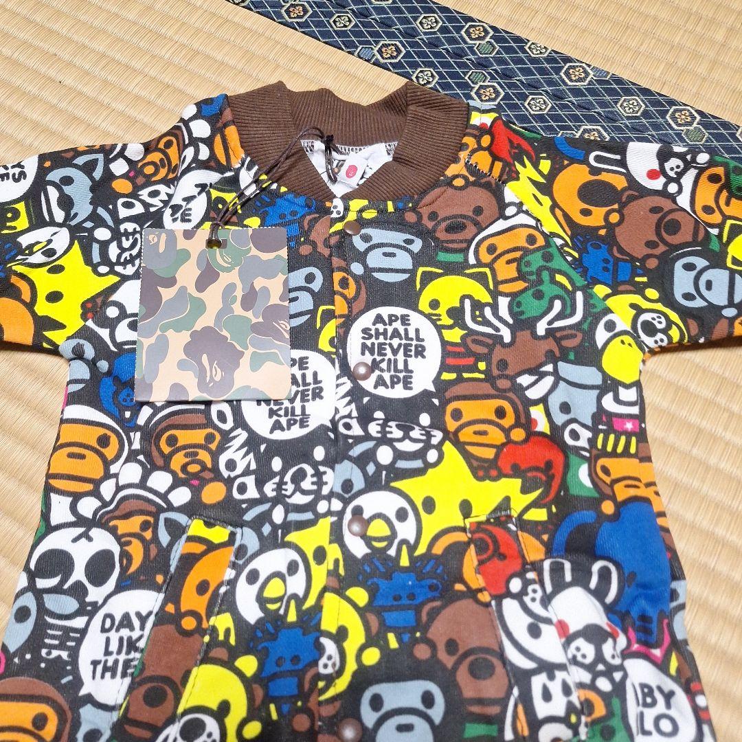 A BATHING APE　Babyマイロサファリロンパース80 　新品未使用