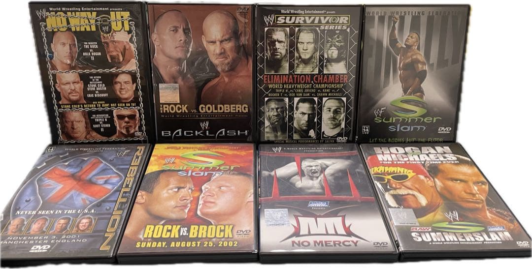 【レアあり】☆WWE DVD 8本セット 2001〜2005☆
