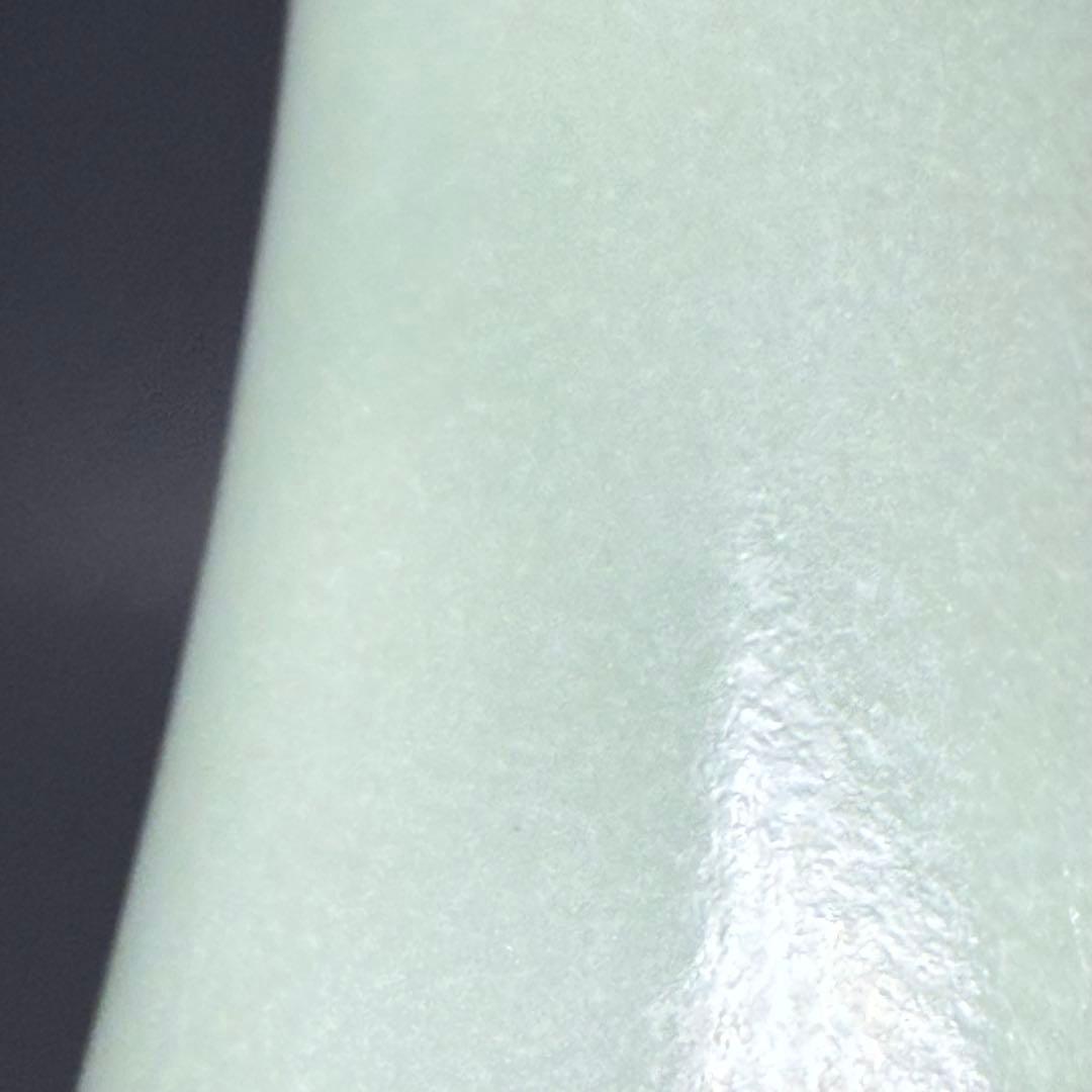 後期鍋島　青磁筒形花生　蒐集家放出品　特注共箱付　同手図録掲載品　最高峰の造形美