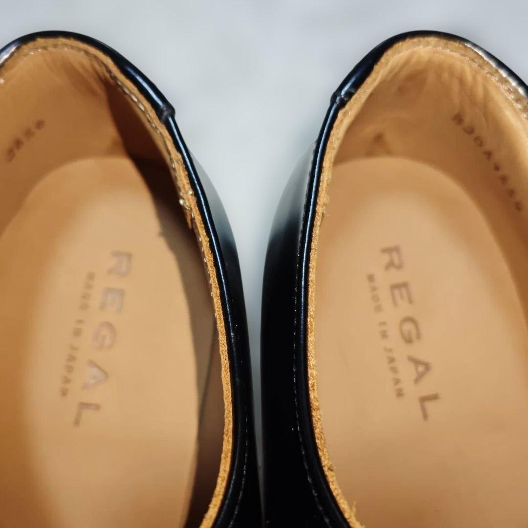 REGAL 810R 26 1/2 ブラック B品 外羽根 プレーントゥ 日本製