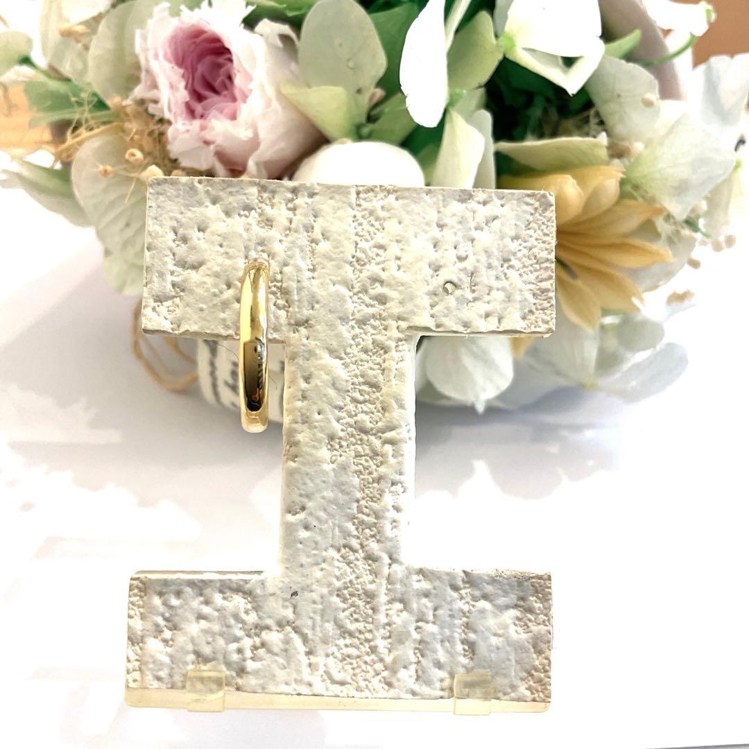 K18甲丸フープ2×15片方ピアス新品