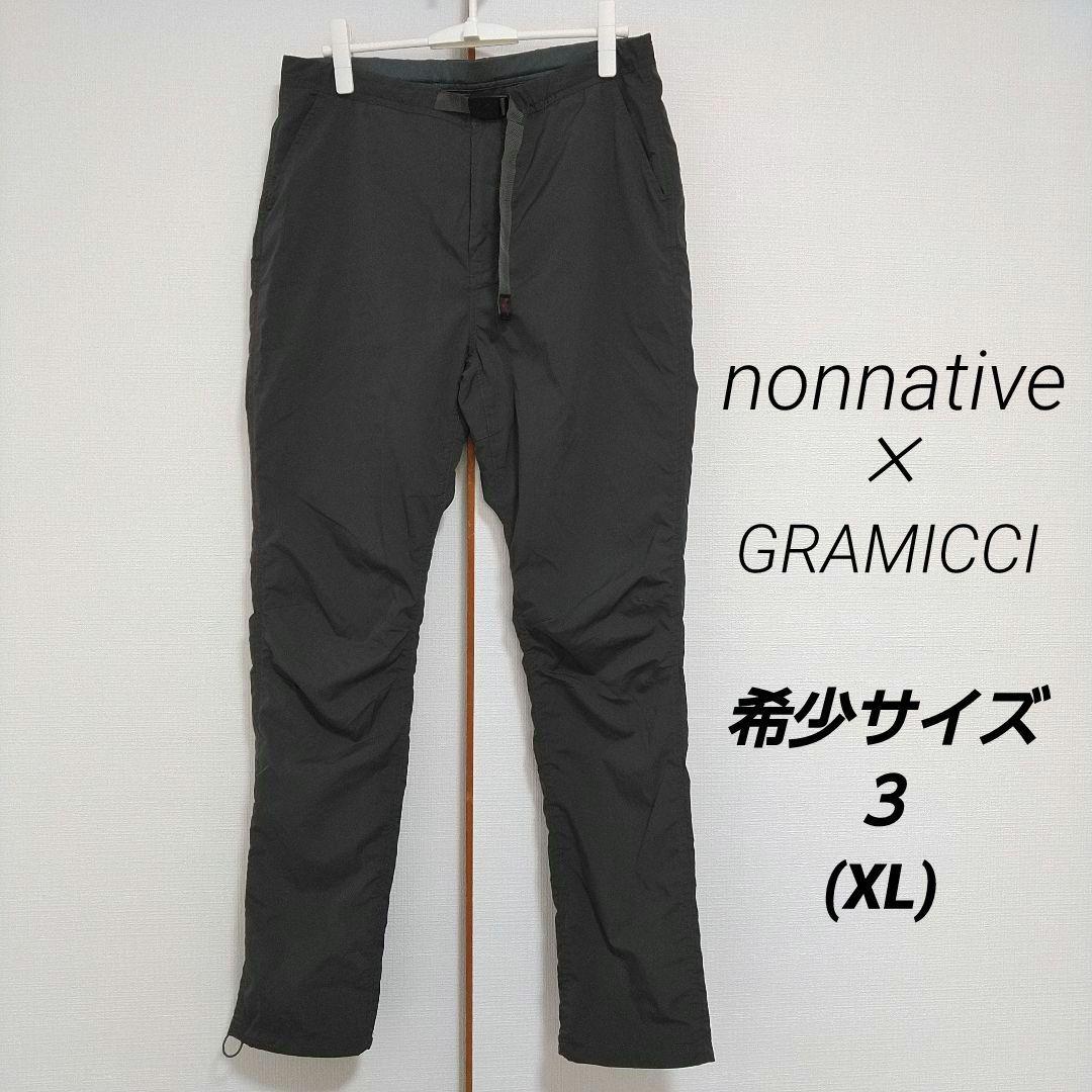 希少サイズ３ノンネイティブ別注グラミチxlクライマーイージーパンツ灰チノパンl