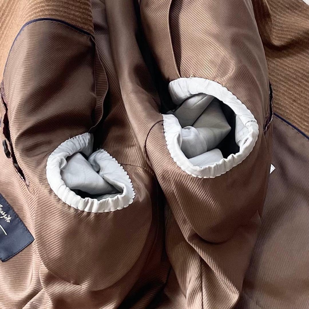 【極美品】スーツセレクト マルゾット ダブル セットアップ ブラウン Mサイズ