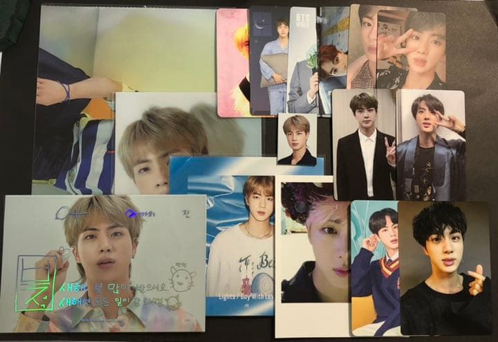 BTS 防弾少年団　バンタン　ジン　トレカ　セット
