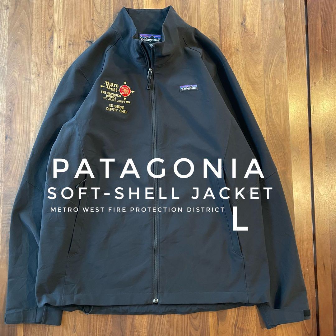 【一点物】patagonia パタゴニア　ソフトシェルジャケット　黒　L