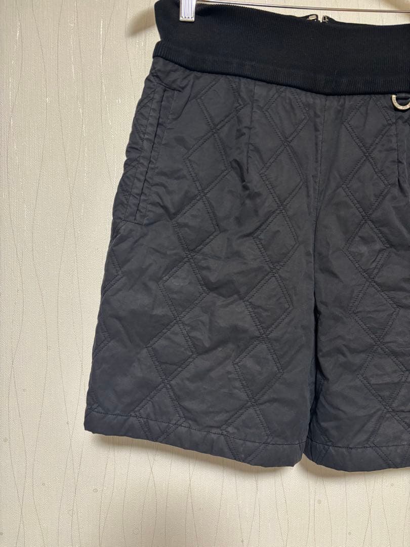 クリスチャンディオール　ハーフパンツ　キルティング　中綿　保温　ゴルフ