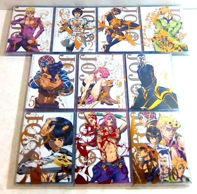 ジョジョの奇妙な冒険 黄金の風 DVD 全10セット 05230601-03S