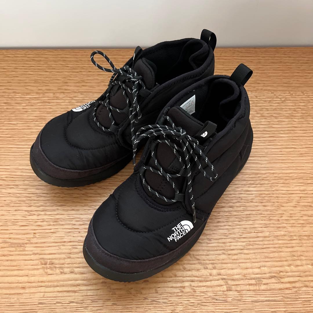未使用級★ 25cm ノース・フェイス ヌプシ チャッカ ブーツ　ブラック