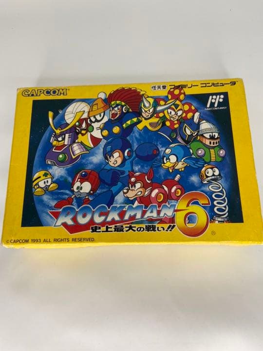 箱付き！　ロックマン6 ファミコン