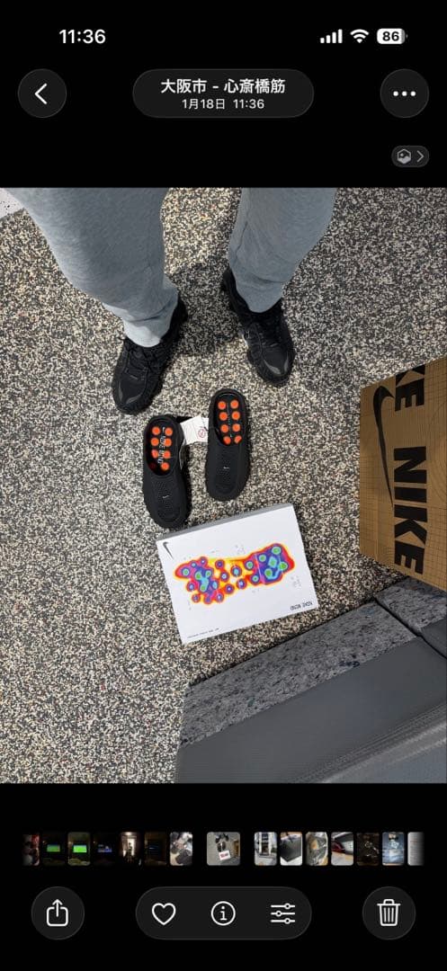 Nike Mind 001 ブラック サンダル サイズ8