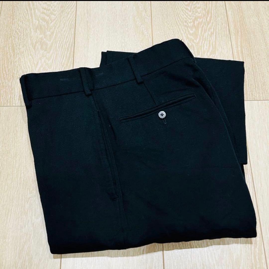 H BEAUTY＆YOUTH カルゼ織り ウール フレア スラックス パンツ　S