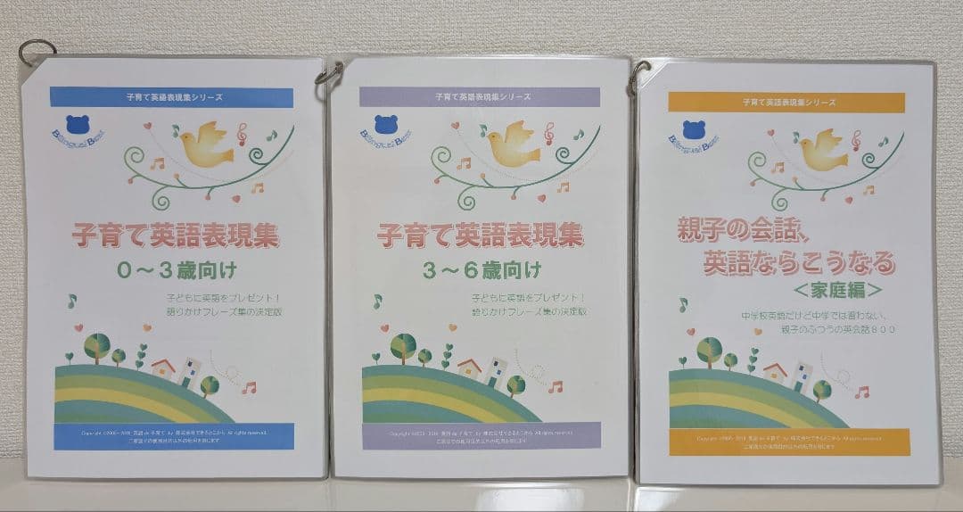 【美品】0歳から中1まで十分活用できる英会話教材（CD＆会話集）