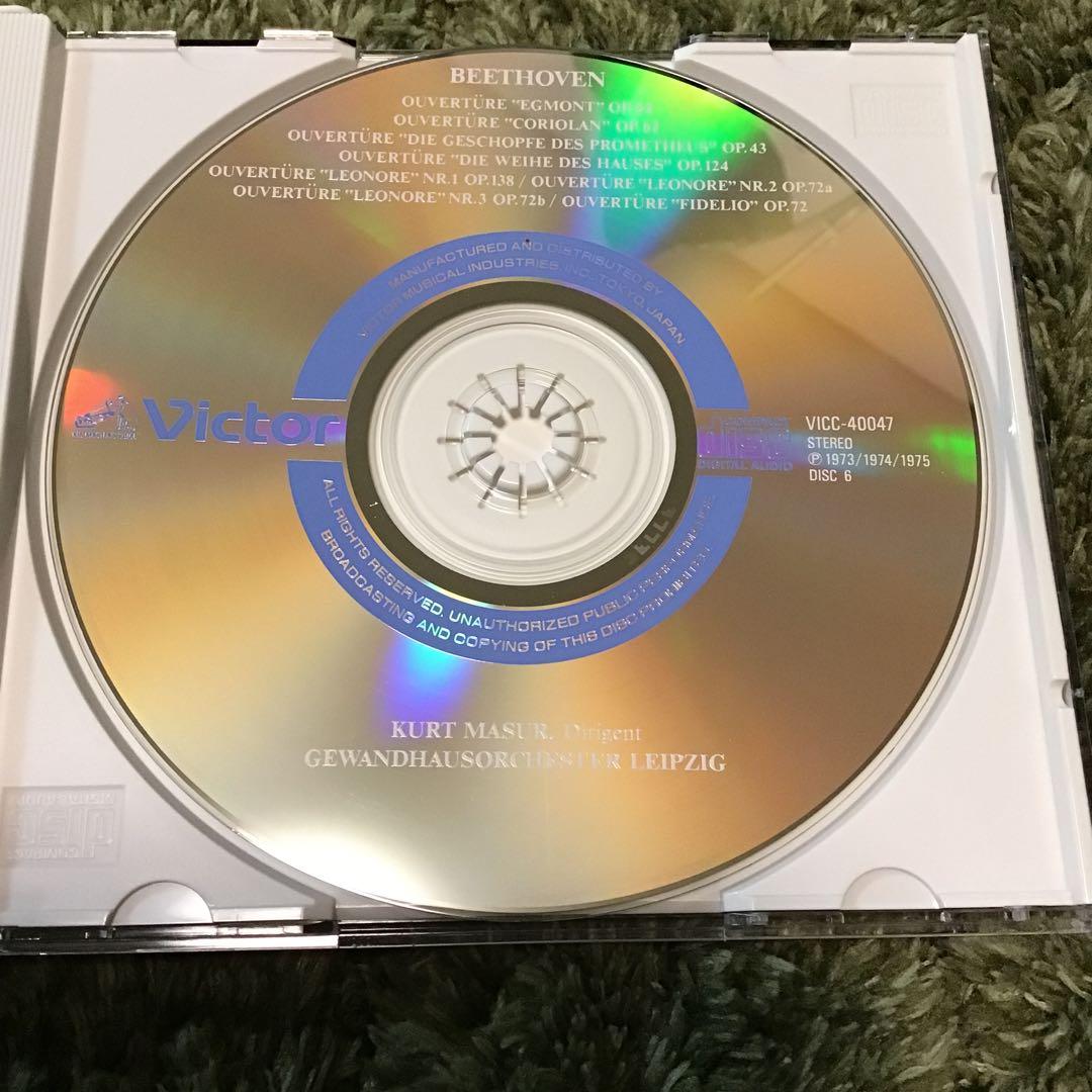 ベートーヴェン 交響曲全集 クルト・マズア　D ISC６枚