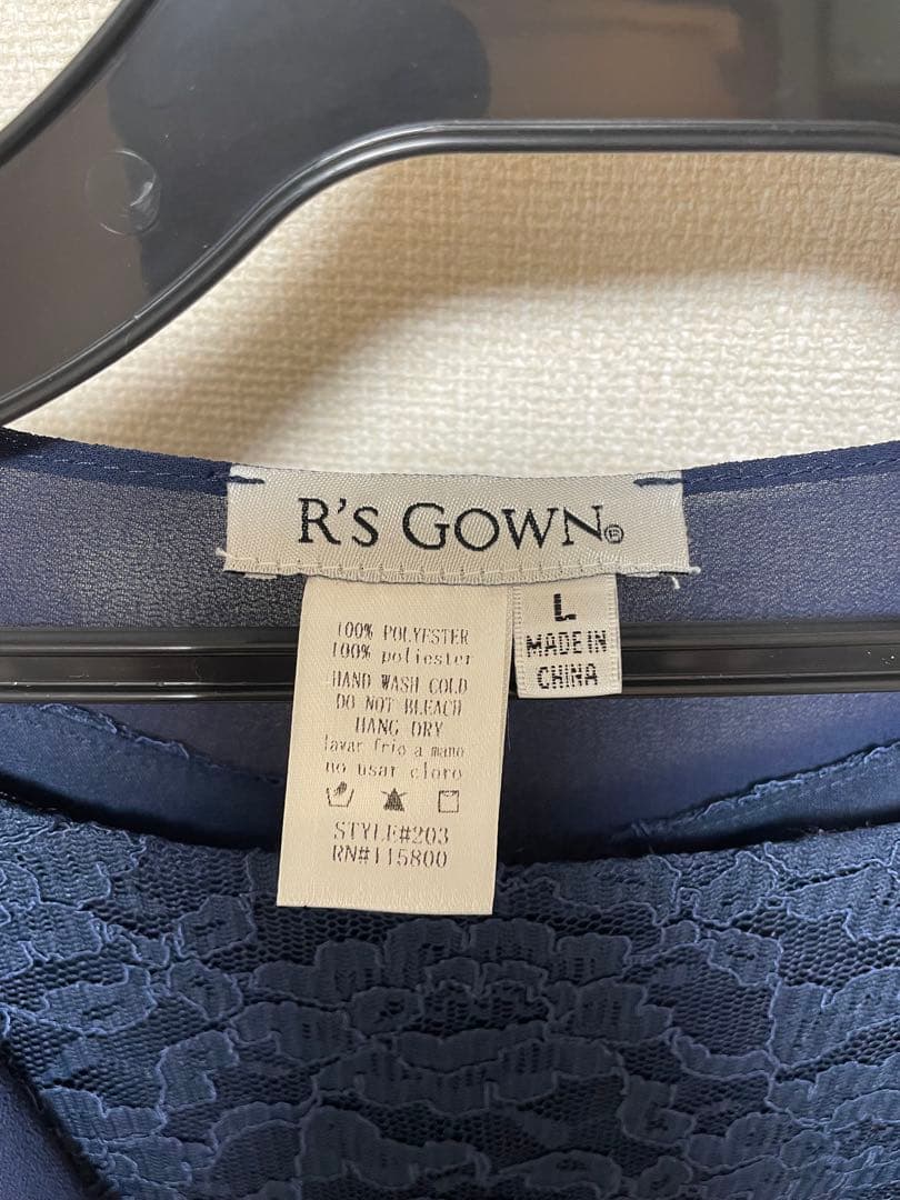 【アールズガウン】マザーズドレス Lサイズ 結婚式 ミセス用 羽織り付き