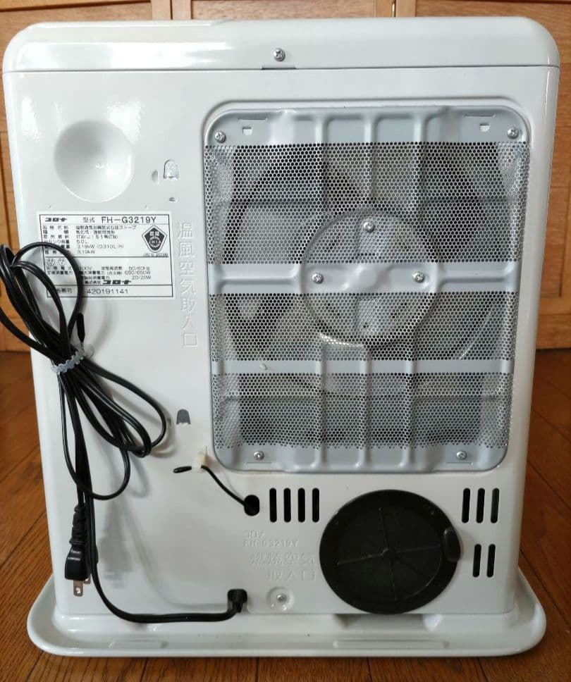 19年製 CORONA 石油ファンヒーター FH-G3219Y-W
