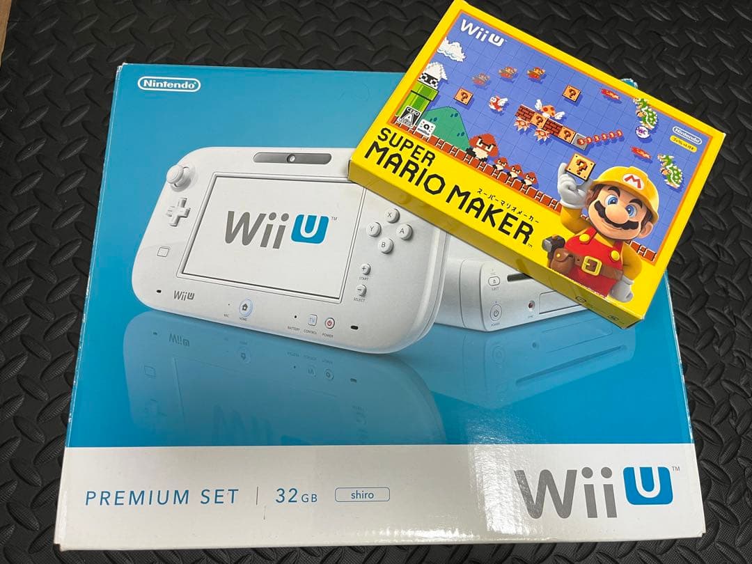 任天堂　wiiU 本体　スーパーマリオメーカー　美品