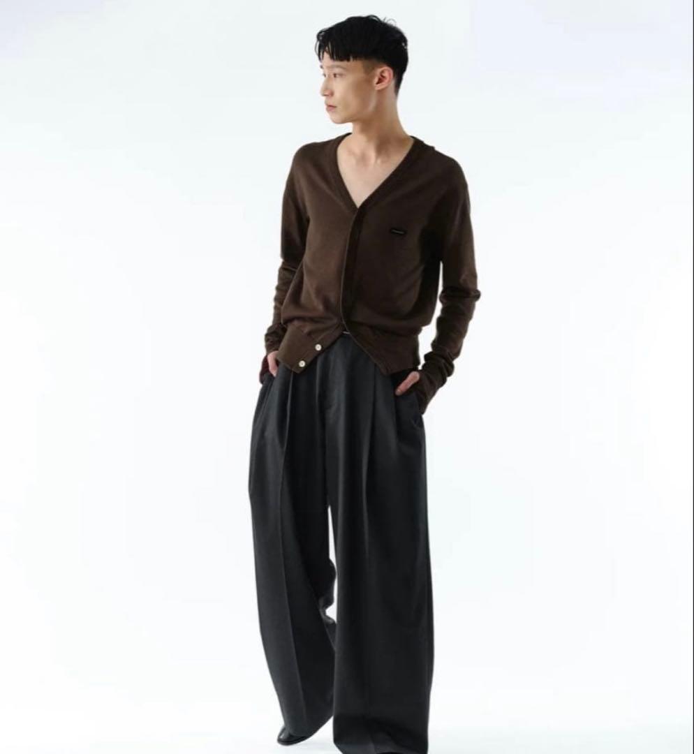 SUPER140 3TUCK BAGGY TROUSERS .14サイズ1