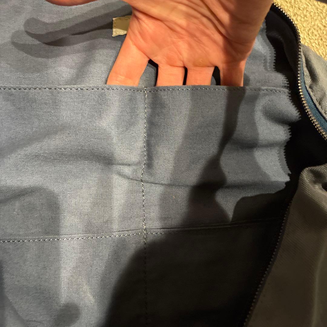 nonnative ネイビー キャンバス ショルダーバッグ