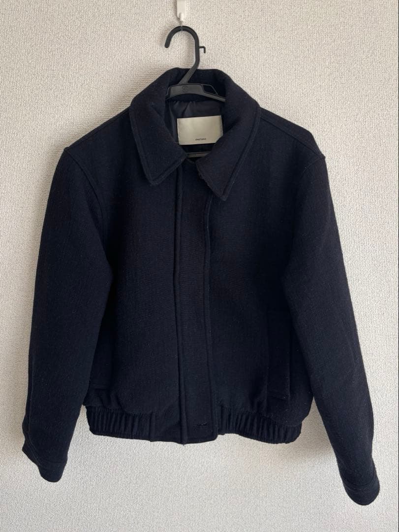 ジャケット・アウター OHOTRO Mannish Wool Blouson Navy