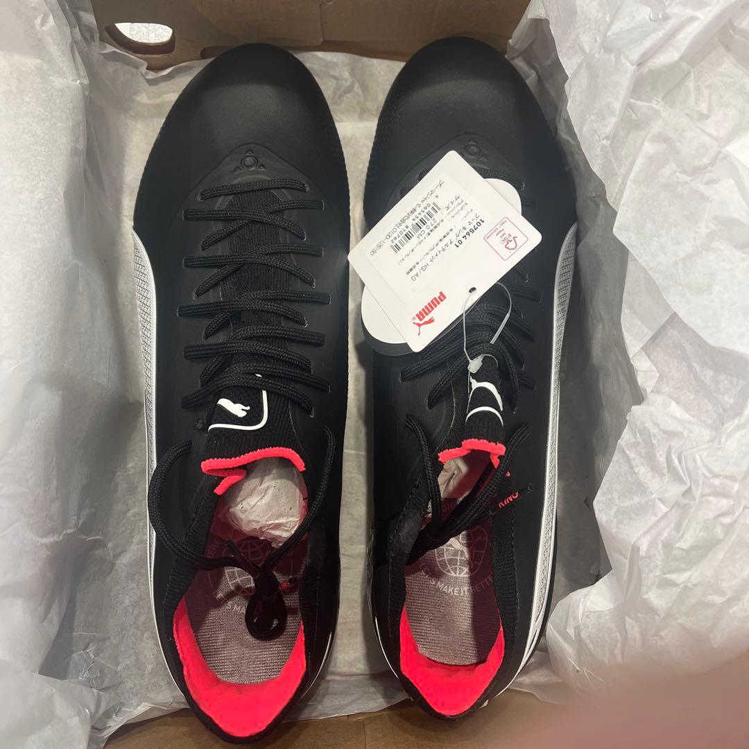 Puma プーマ　サッカーシューズ ブラック/シルバー