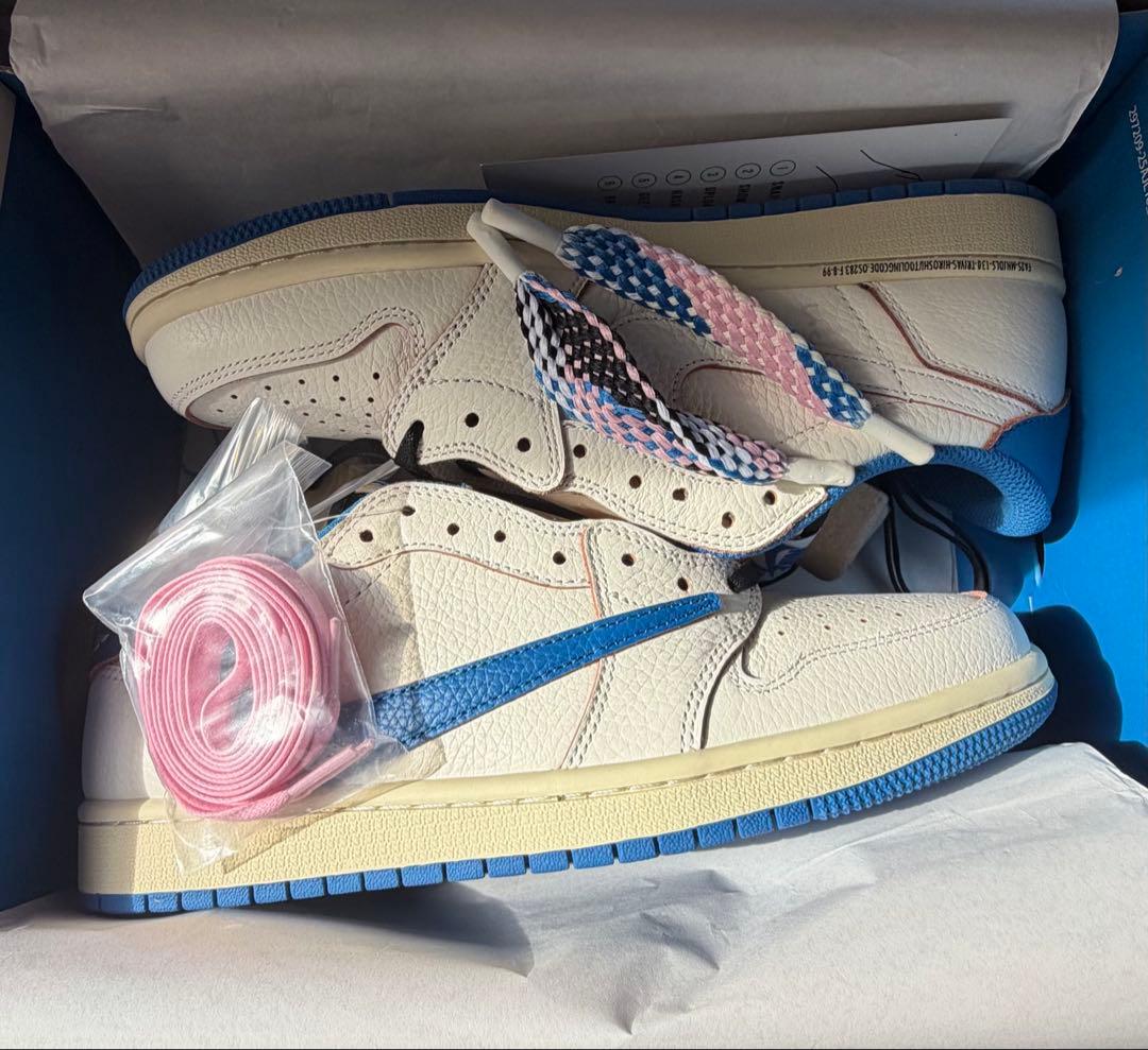 シューズ(男性用) Travis Scott fragment design Jordan 1