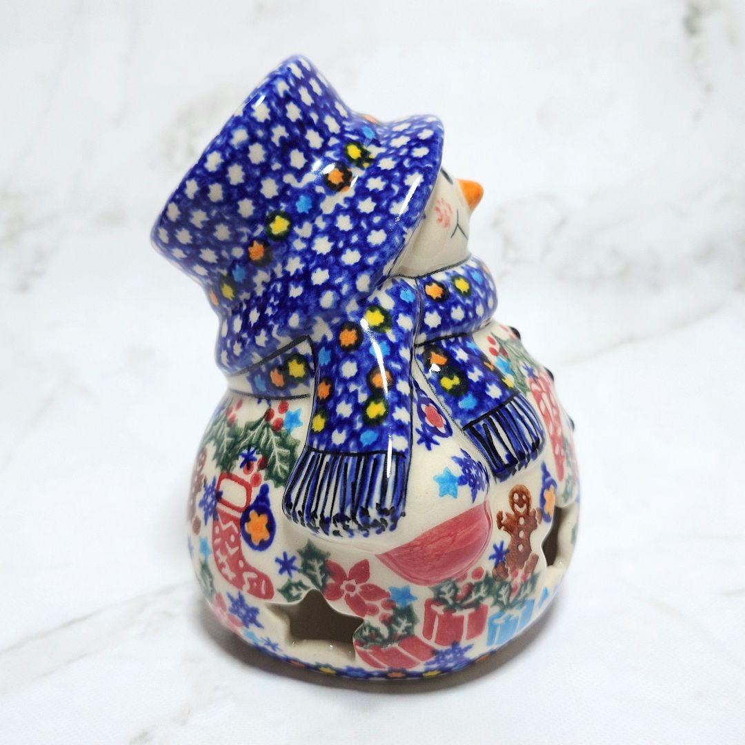 新品 ポーリッシュポタリー VENA社 持ったスノーマン 最高級デザイン