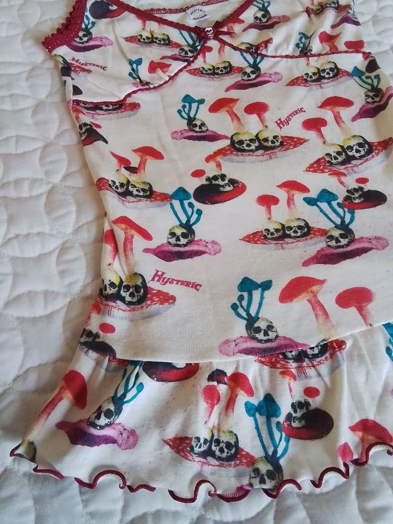 Hysteric Glamour スカル マッシュルーム キャミ2点 ※難あり