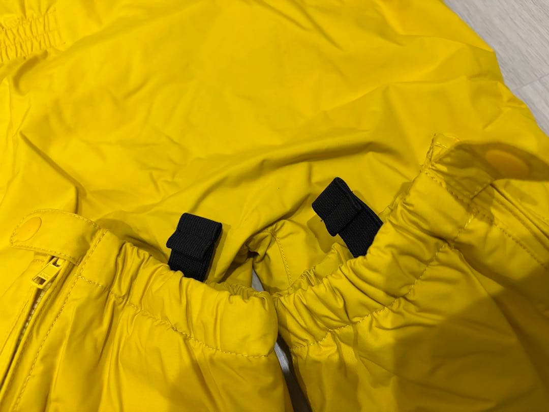 ★美品★スキーウェア　モンベル　mont-bell イエローオーバーオール　80