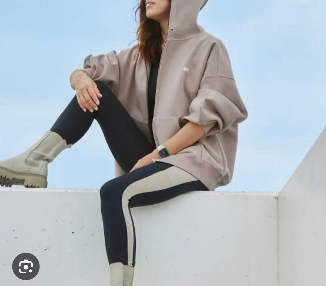 ワーシー WERTHY 野沢和香 SWEATHOODIE ピンク　パーカーフード