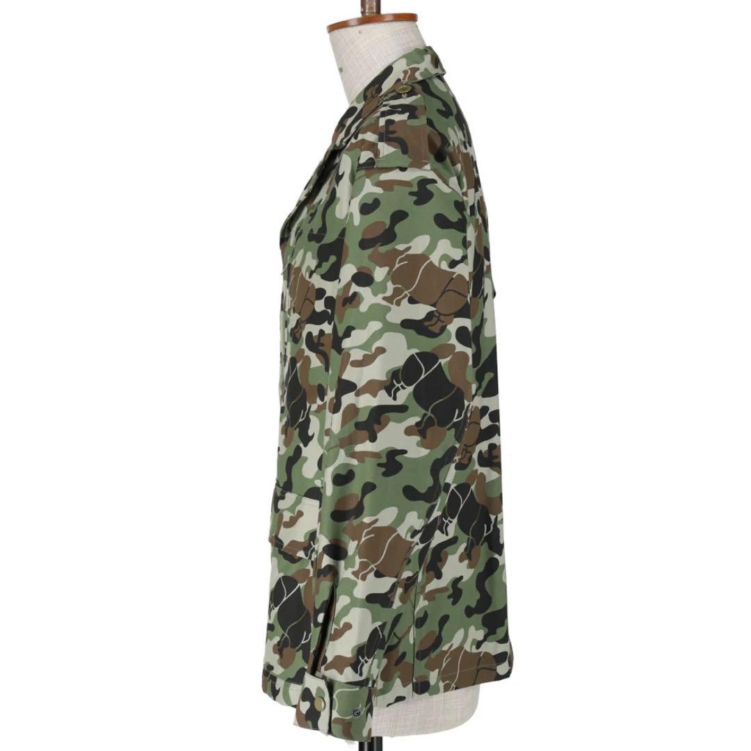 ク*ム様 【美品】scye ライノカモプリント ミリタリージャケット 38サイズ