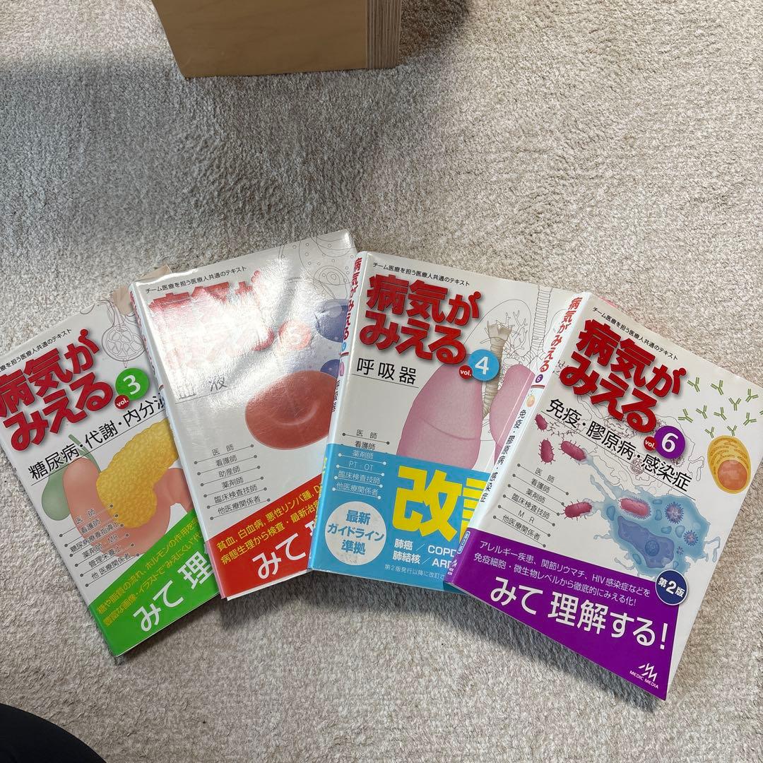 みて理解する！健康・医学シリーズ 3・4・5・6巻