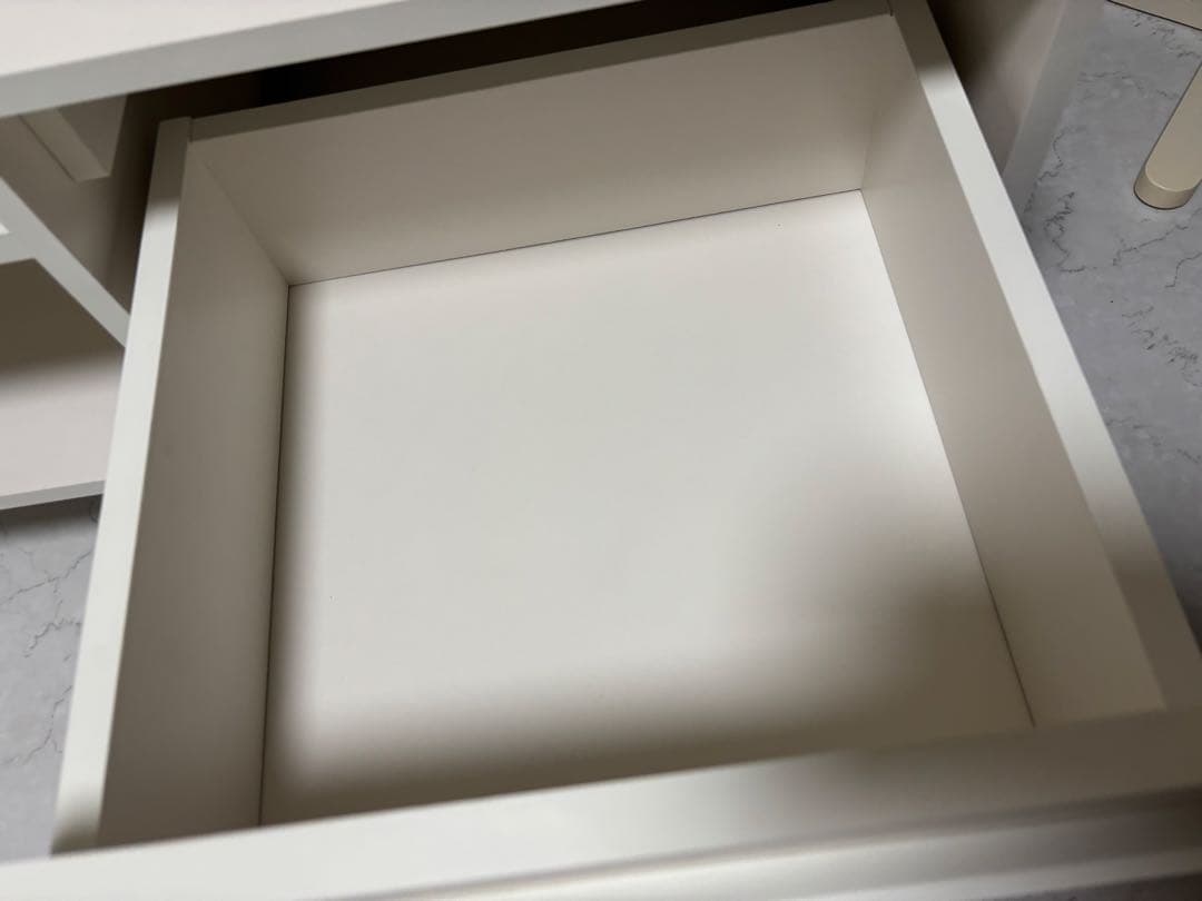 【送料込】 LOWYA テーブルドレッサー　ロータイプ鏡台　収納