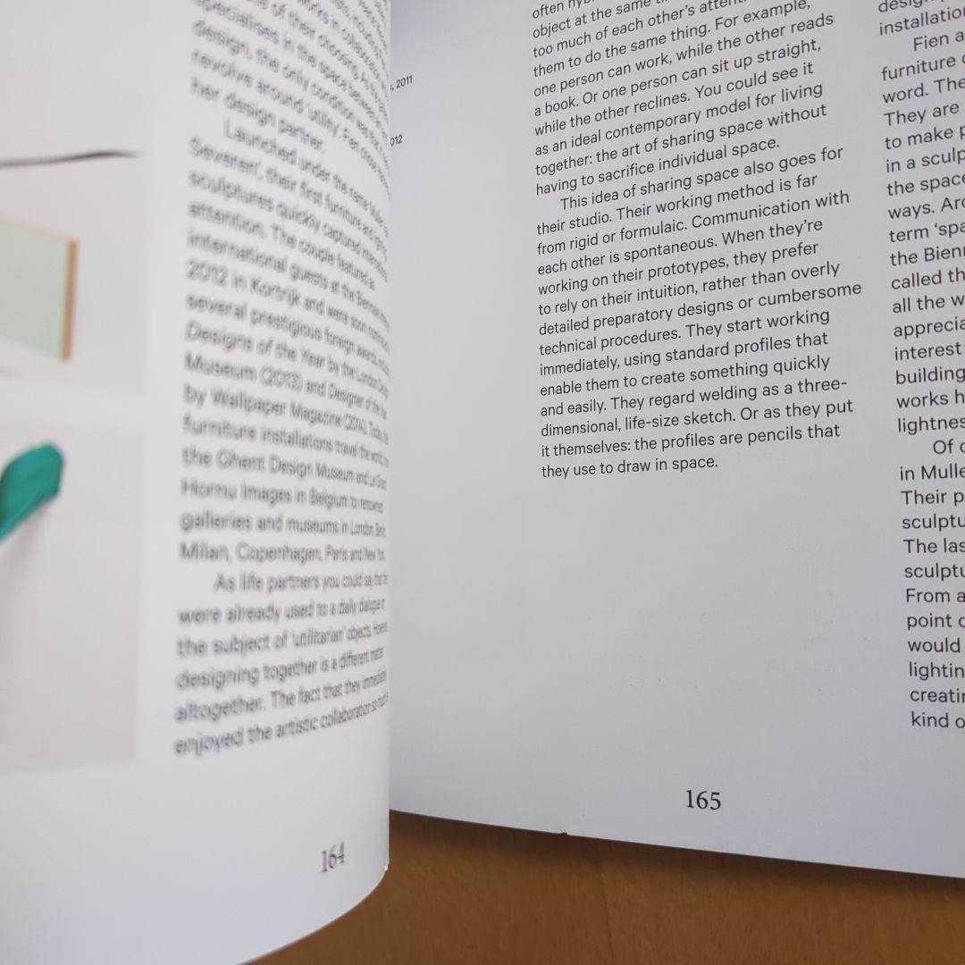 Muller Van Severen Book 本 デザイン furniture