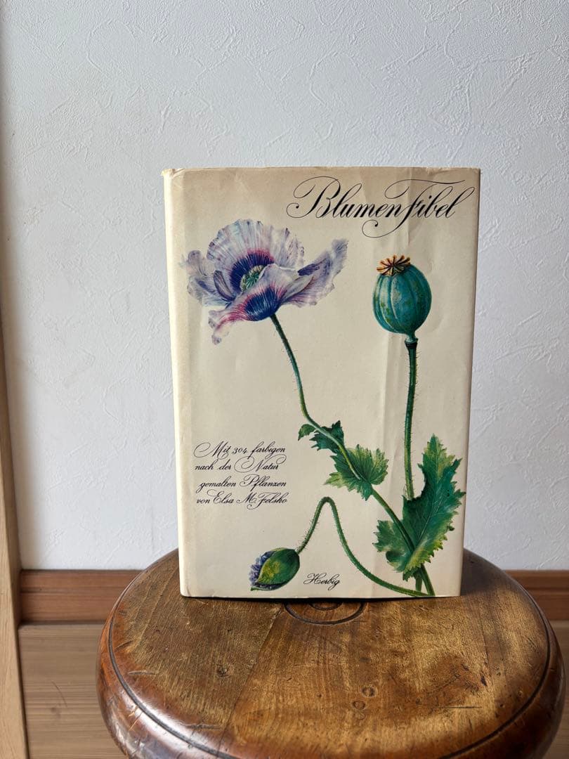 Blumenfibel 1977年版 ドイツ 植物図鑑 エルザモイスフスコ 希少