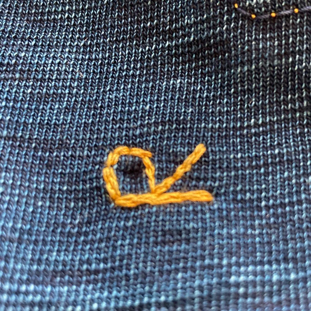 【美品】45Rでこぼこ天竺の908クロスビーオール(インディゴ) サイズ3