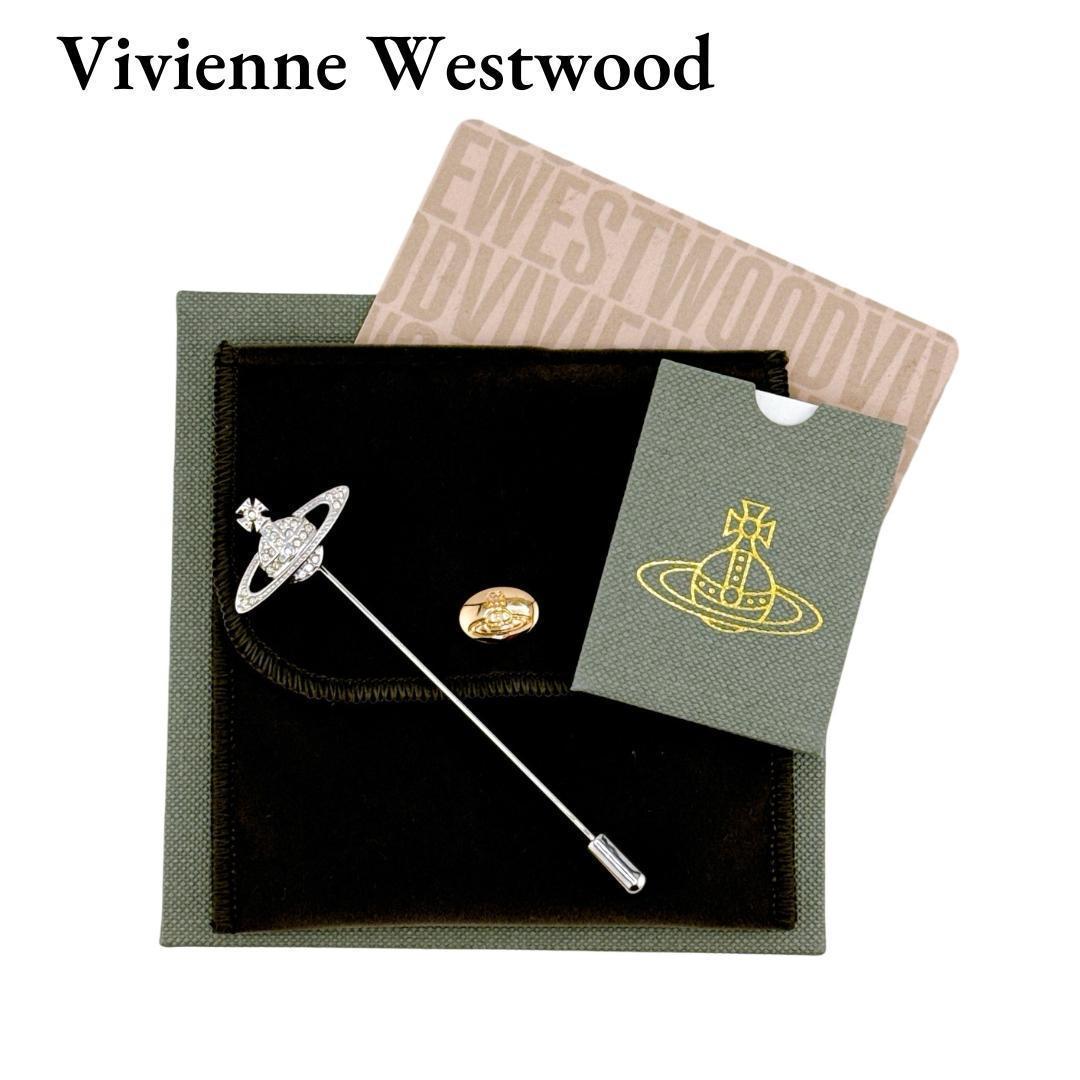 【新品】ヴィヴィアンウエストウッド ラペルピン ハットピン オーブ シルバー