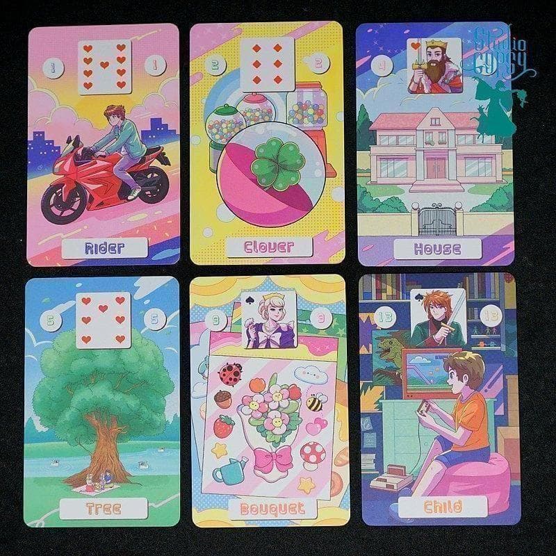 【正規品ルノルマンカード】タイ直輸入！レア✨バックトゥザ80年代昭和レトロデッキ