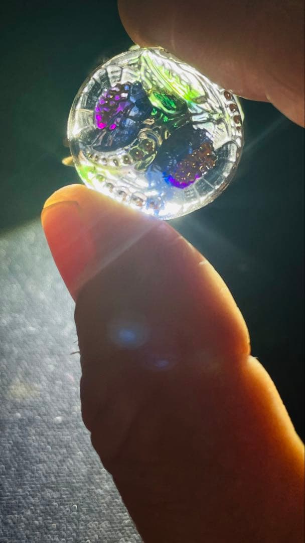 現品のみ✨魔術リング✨ステンドガラスの様な美しさ❣️
