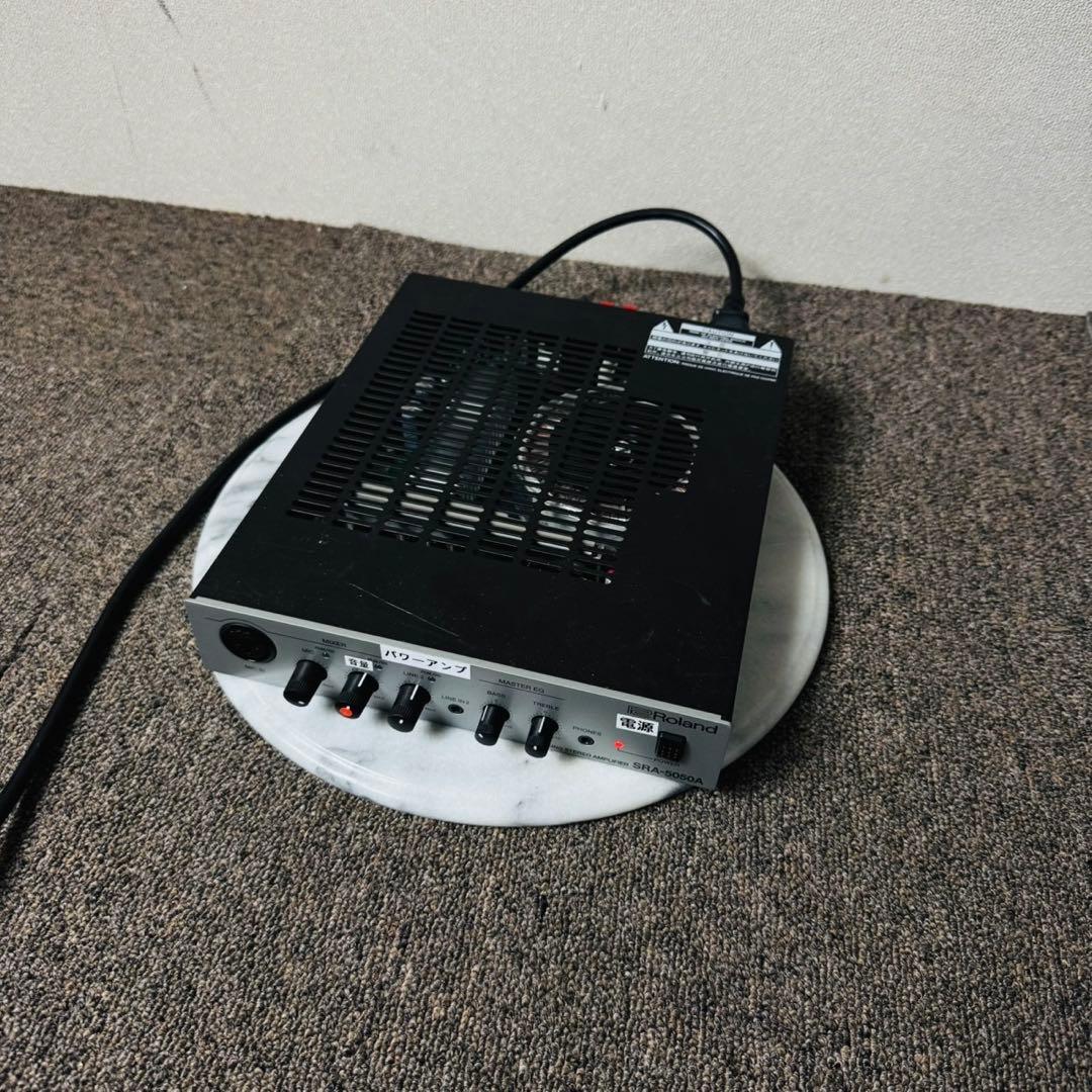 C43美品！Rolandローランド コンパクトミキシングステレオアンプ