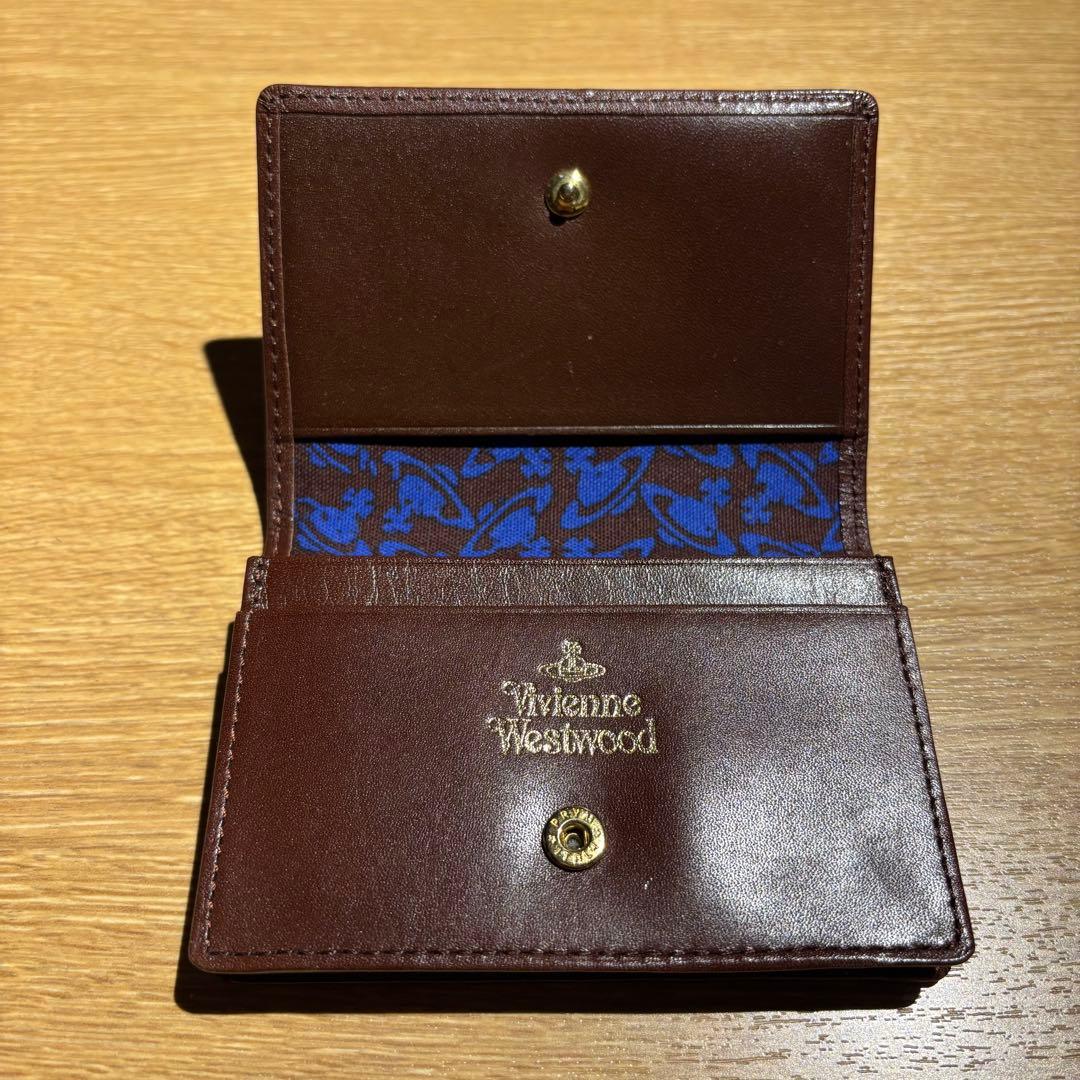 Vivienne Westwoo ダークブラウン　名刺入れ