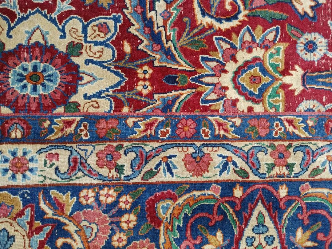 ペルシャ絨毯 ペルシャヴィンテージラグ 220x146 手織り オールド